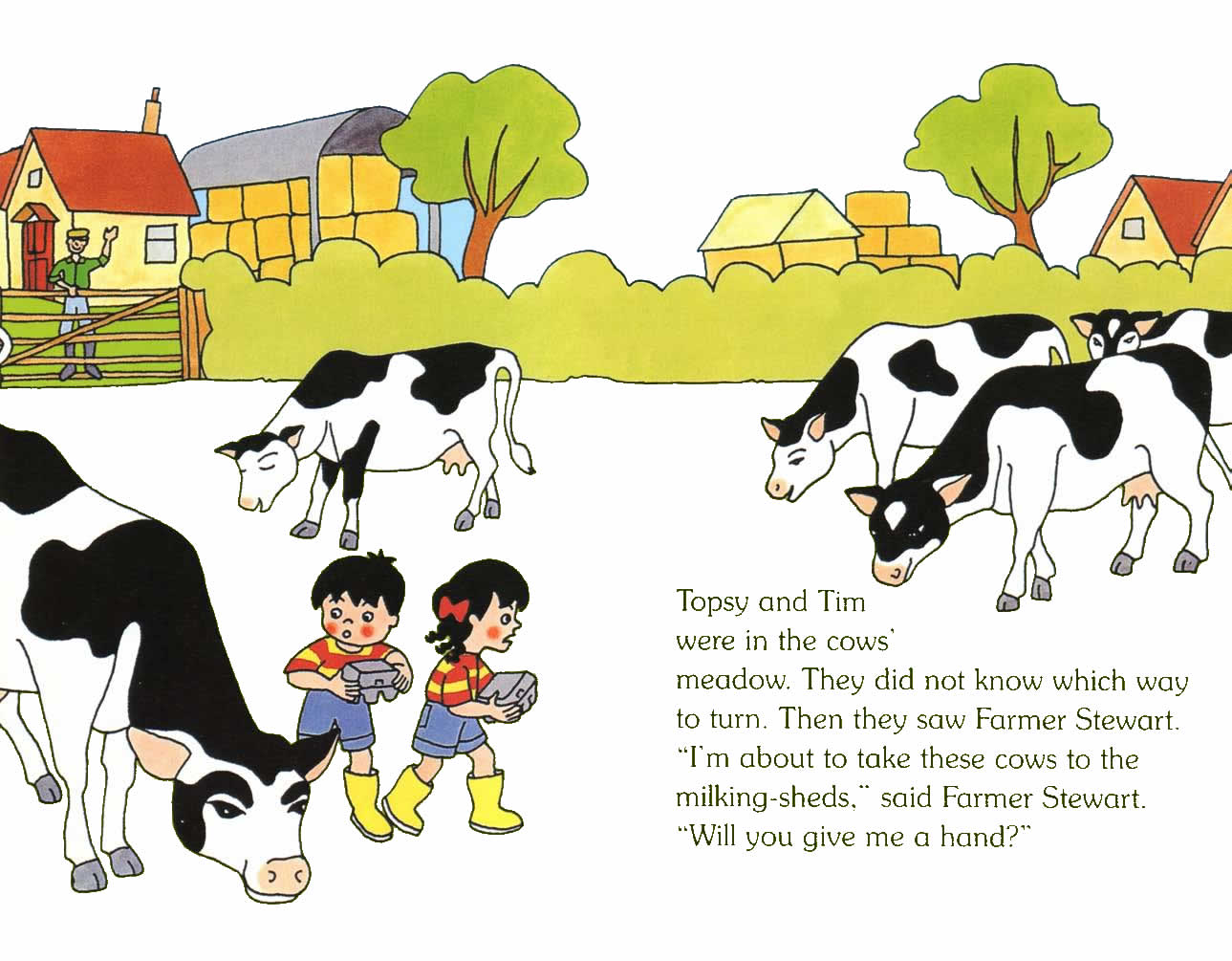Ladybird - Topsy Tim Books - At the Farm (08),绘本,绘本故事,绘本阅读,故事书,童书,图画书,课外阅读
